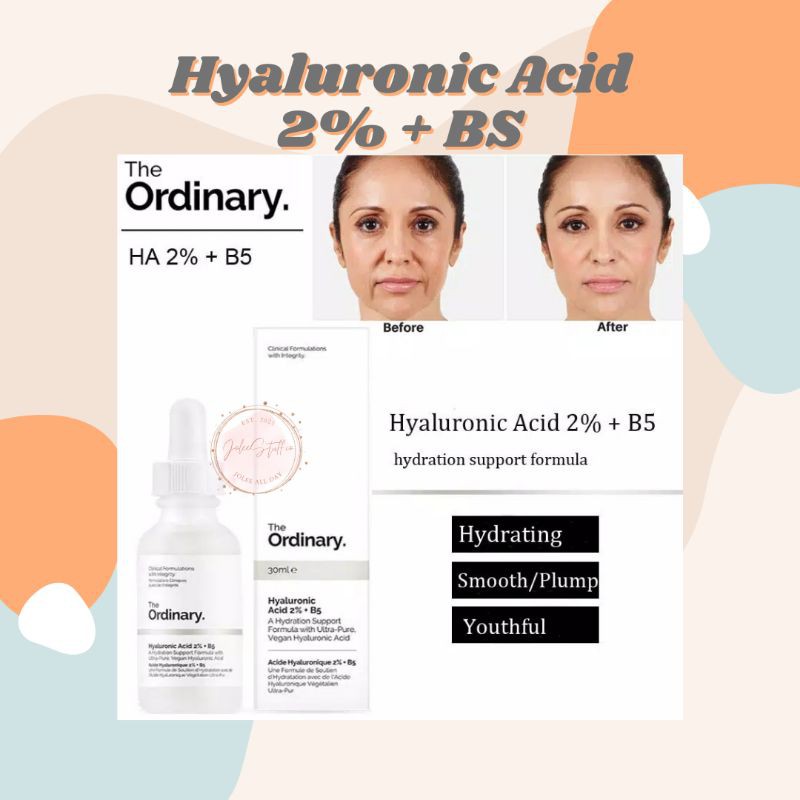 Jual The Ordinary - Hyaluronic Acid 2% + B5 | Shopee Indonesia