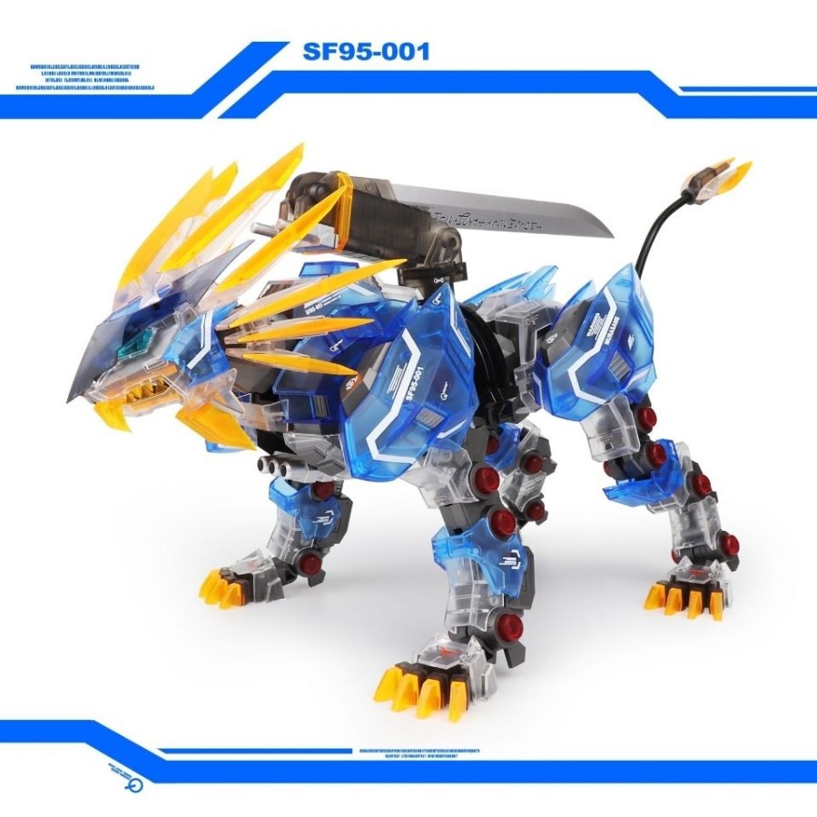 ZOIDS MURASAME LIGER ZA SUPERNOVA CLEAR BLUE