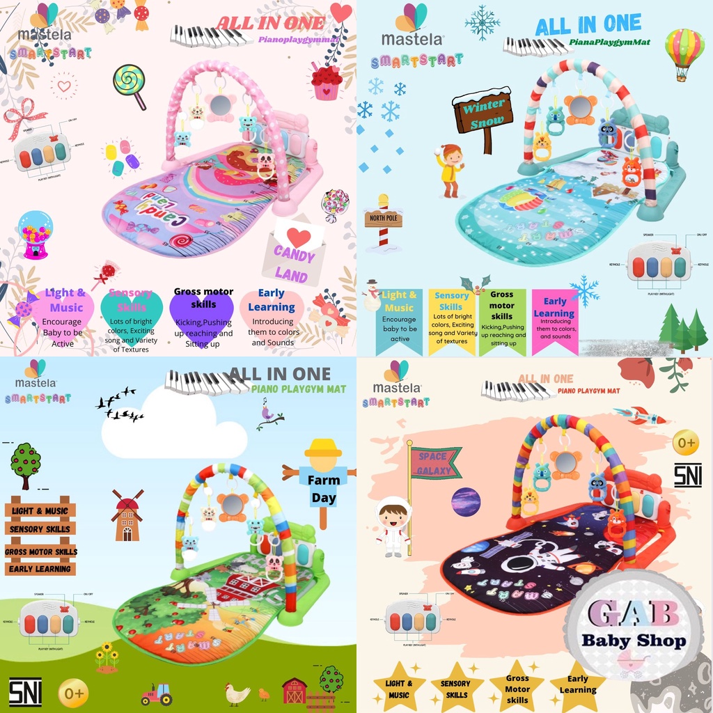 BEST SELLER Mastela Playgym Playmat Bayi Mainan Piano