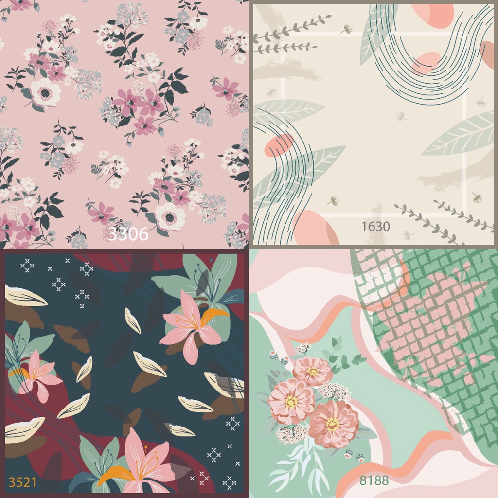 Custom Jilbab Segiempat Lasercut Hijab Voal Tryspan Sahara Arabian Motif Printing