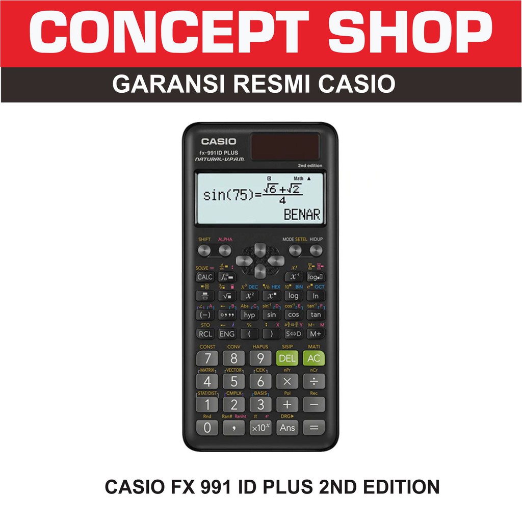 CASIO FX 991 ID PLUS 2ND EDITION. FX991ID. FX991