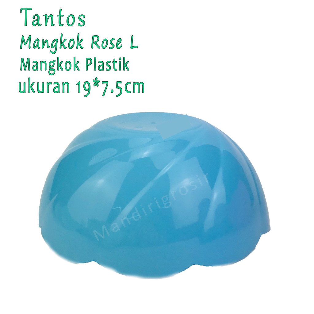 Mangkok bentuk bunga * Mangkok Rose L * Biru *5156