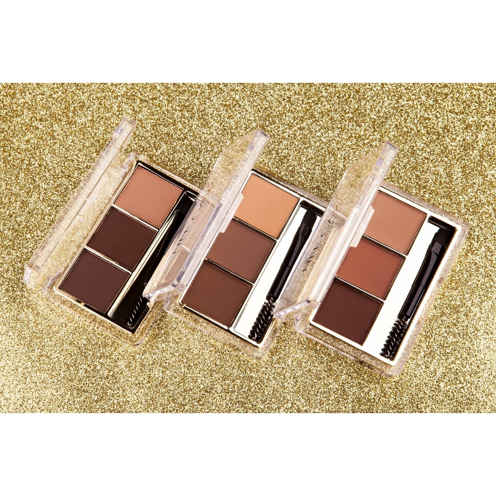 [TERMURAH] Nee Cara 3 Color Mix Brow Powder | Eyebrow Powder | Pensil Alis Browit.id