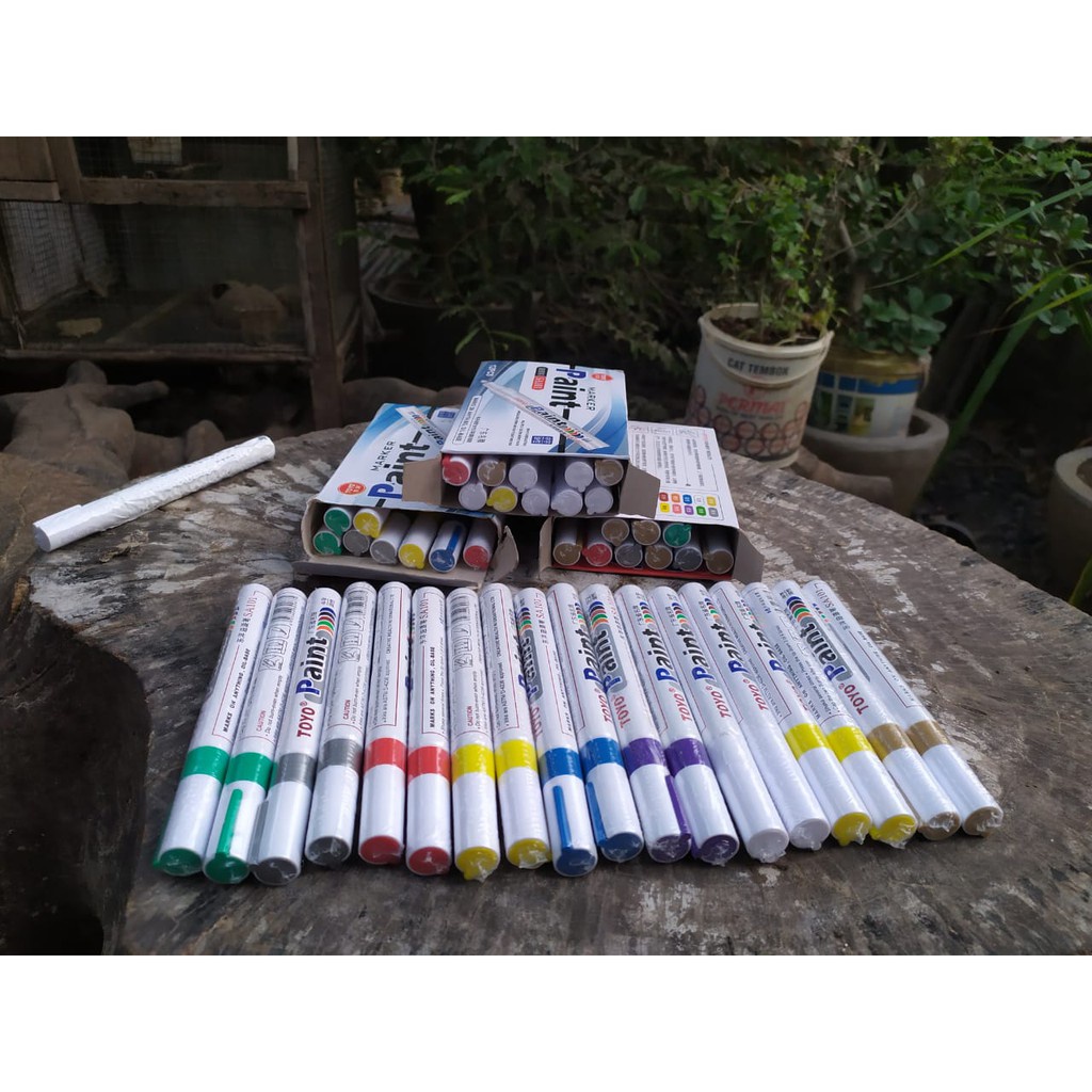 

Spidol ban paint marker mobil motor TOYO original.