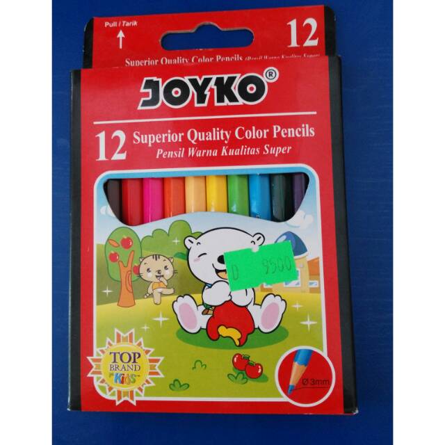 

Pensil warna mini Joyko 12 warna