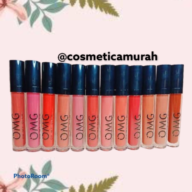 [18 nomor BARU ]  LIPCream matte omg oh my glam / omg CREAMMATTE LIPCREAM