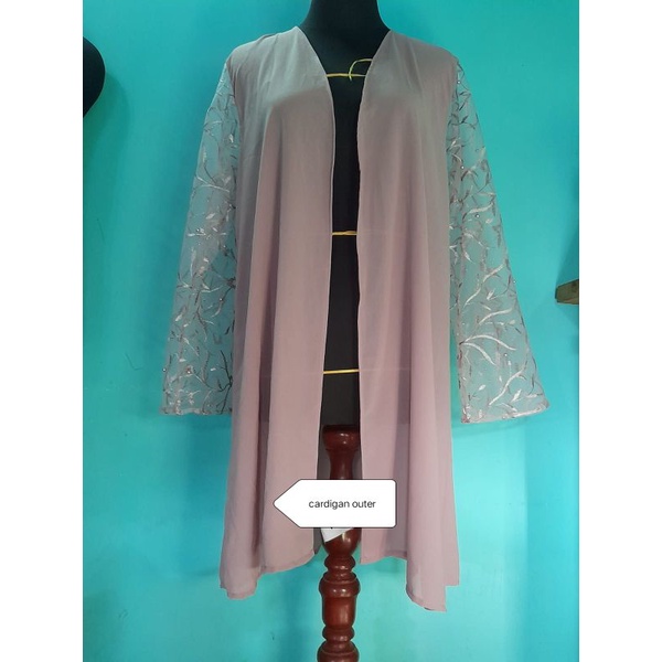 Shira Outer cardigan polos mix tile