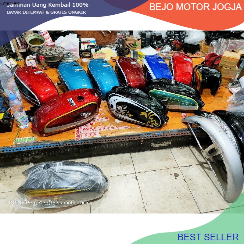 tengki tangki CB 100 125 glatik pres nganjuk cat airbrush istimewa