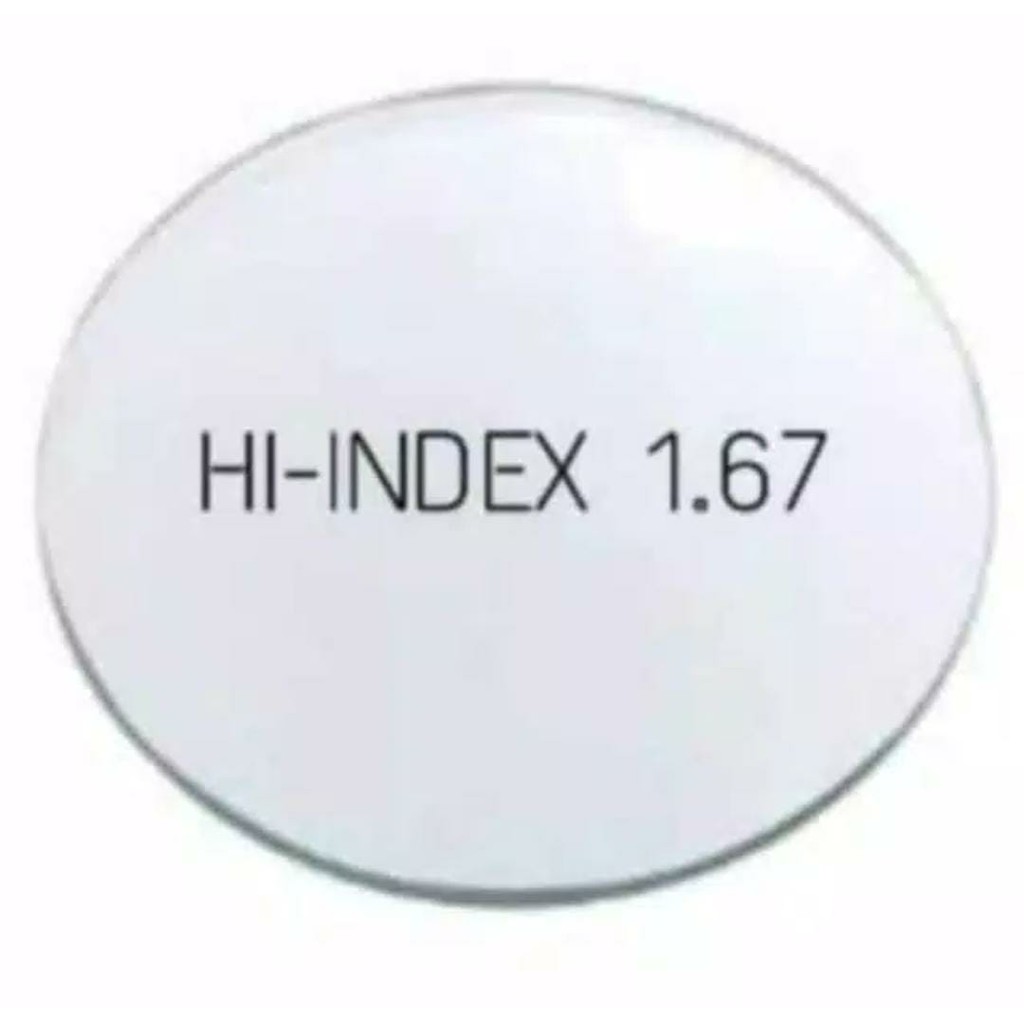 Lensa penipisan index 1.67