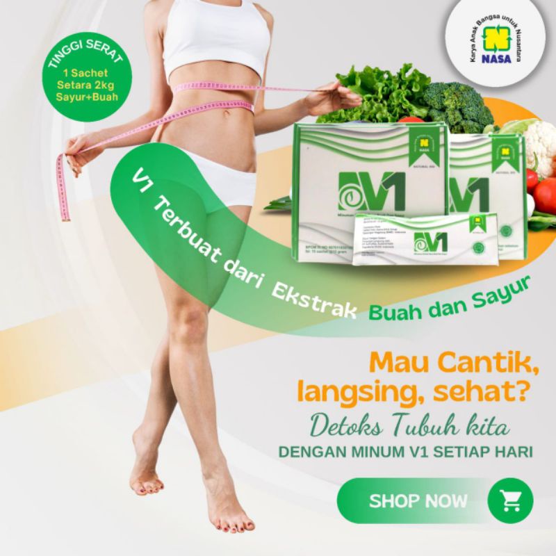 

NATURAL BIO V1 - Serat Sayur dan Buah Melancarkan Sistem Pencernaan Tubuh