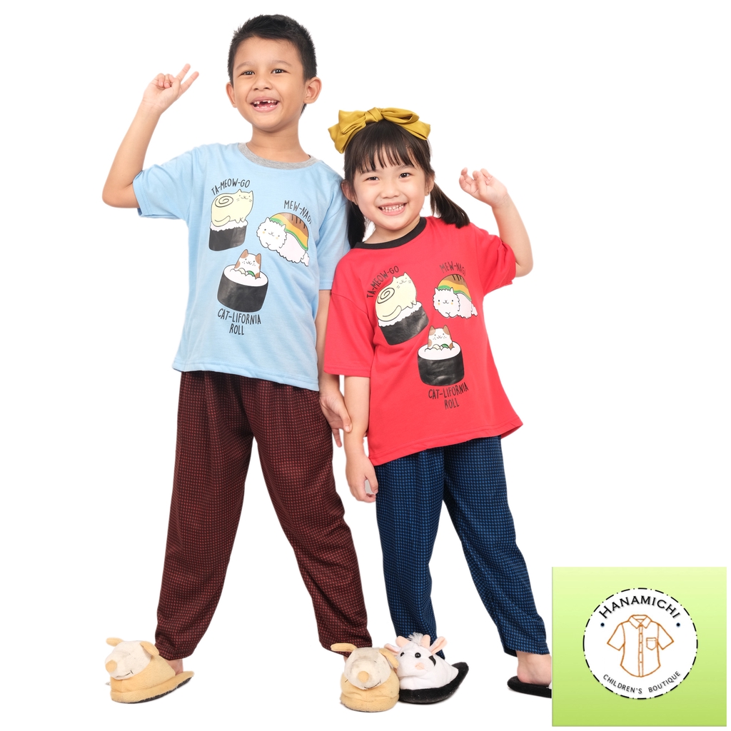 Hanamichi ACHA.CP Baju Tidur Anak Lengan Pendek