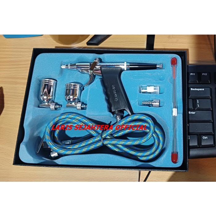 Spray Gun Semprotan Cat Air Brush Kit Pistol SGL 116K SAGOLA