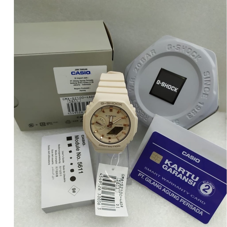 Jam Tangan Casio G-Shock GMA-S2100-4ADR ORIGINAL MURAH