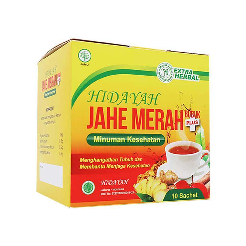 

Hidayah Jahe Merah Plus Box Renceng (10 Sachet)