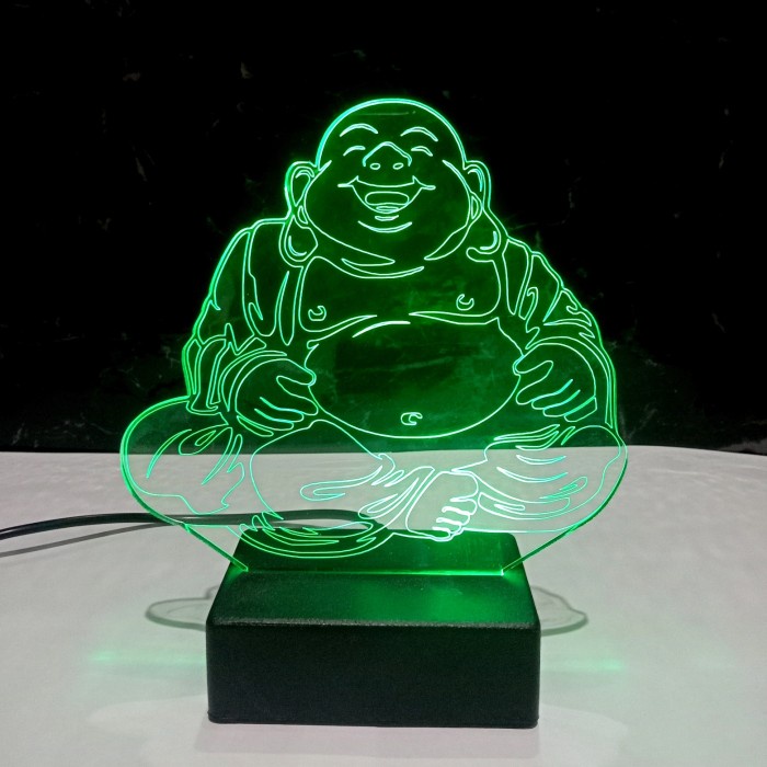 Lampu Tidur Loughing Buddha