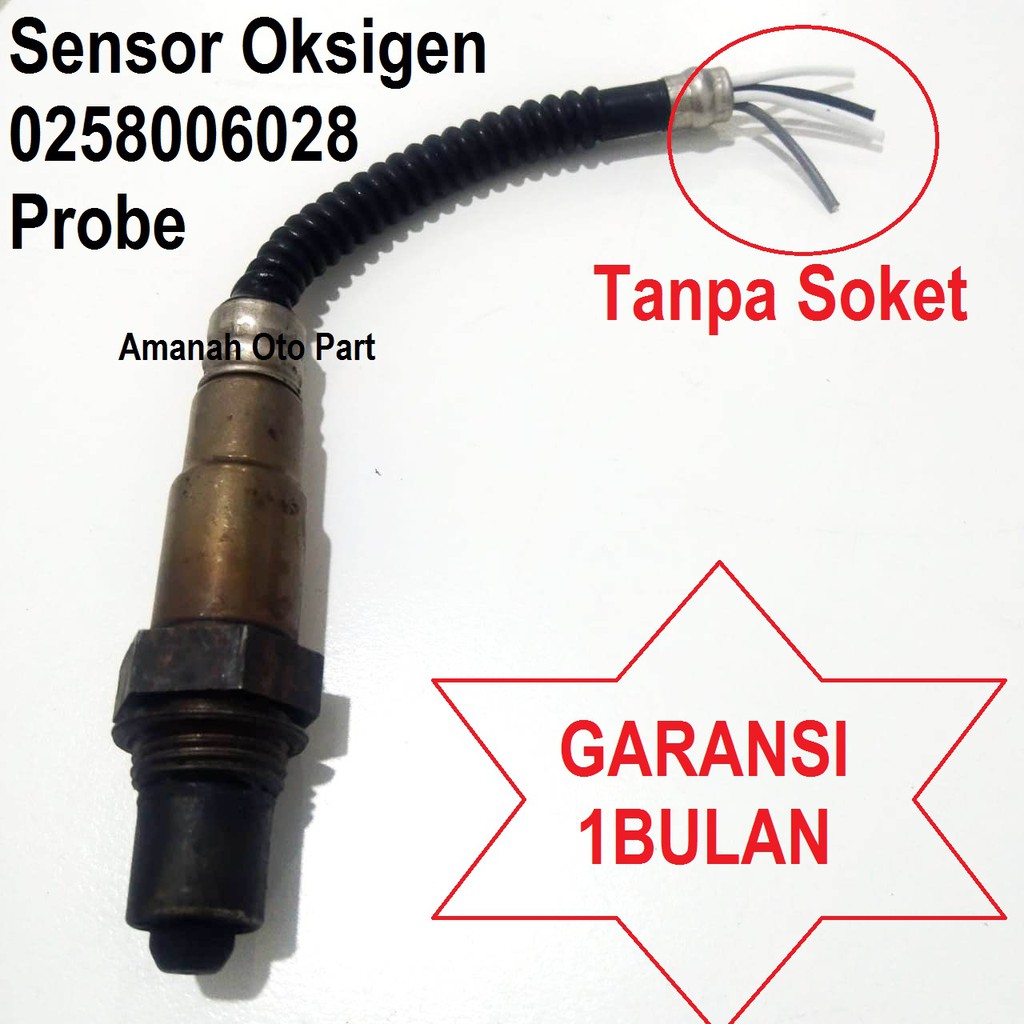 O2 Sensor  CO2 Oksigen LAMBDA Probe  Bensin 0 258 006 028 0258006028 Oksigen Oxygen