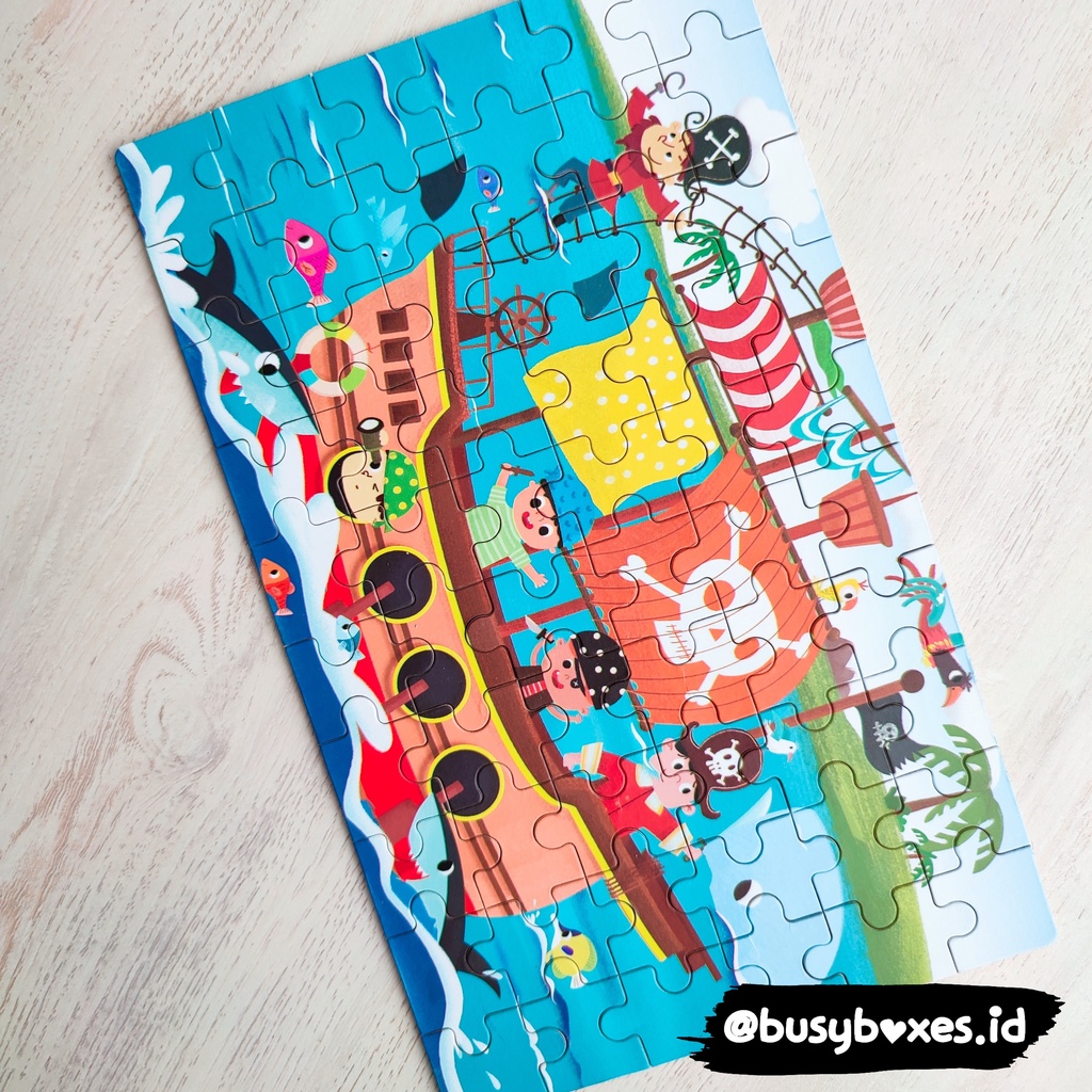 [busyboxes.id] puzzle edukasi seri  bajak laut