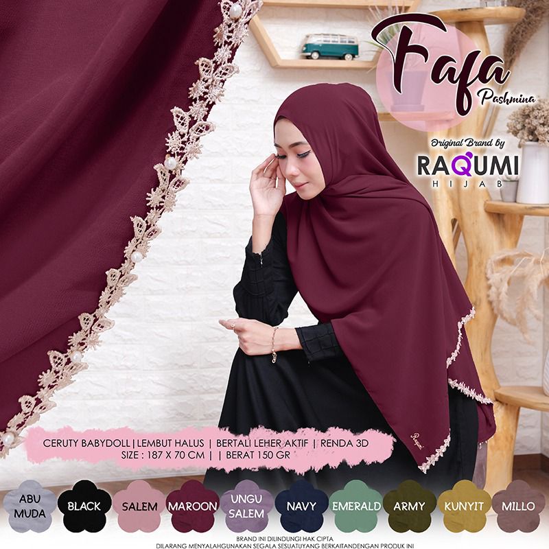 Fafa Pashmina By Raqumi