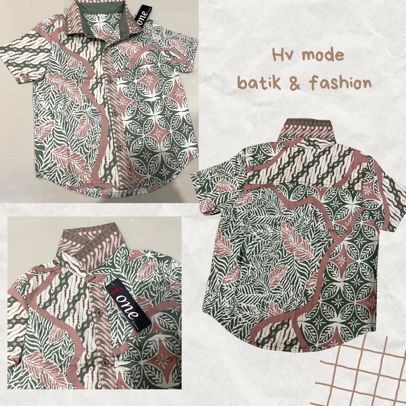 KEMEJA ANAK UBI - BATIK ANAK - 001UBI - 009UBI