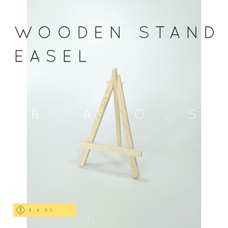 

10 pcs Mini Easel Stand Tripod Kayu Wooden Easel Mini Polaroid Wooden Frame 15x11 cm
