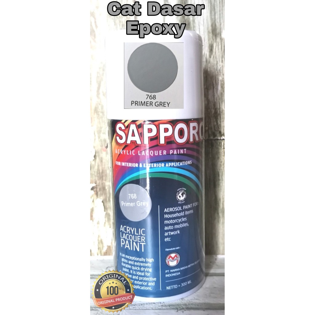 Pilok Sapporo Primer Grey Cat Dasar Epoxy 300 ml