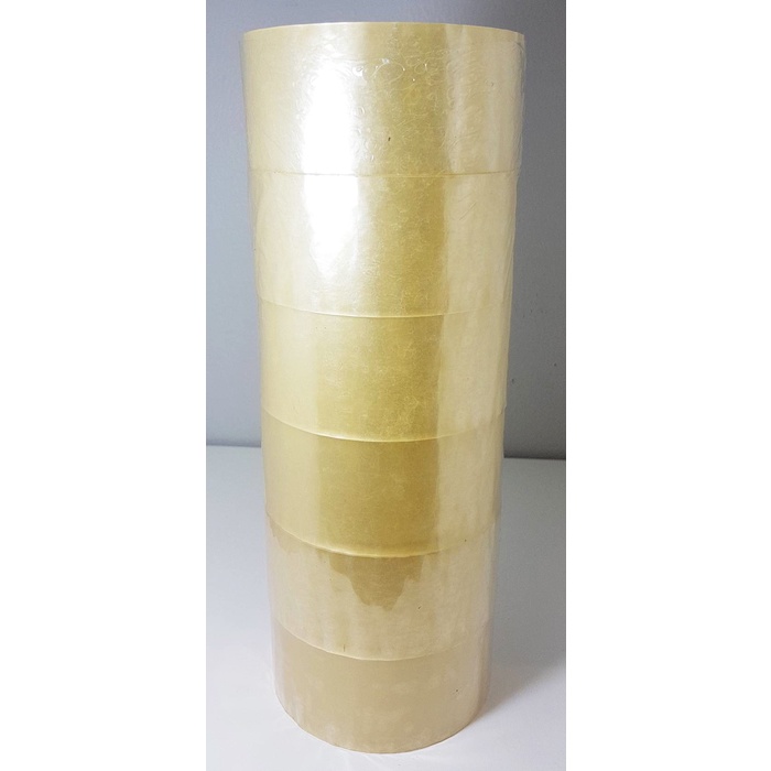 

Lakban Bening 2" Inch 80 Yard Sazanami Opp Tape Isolasi Selotip Coklat