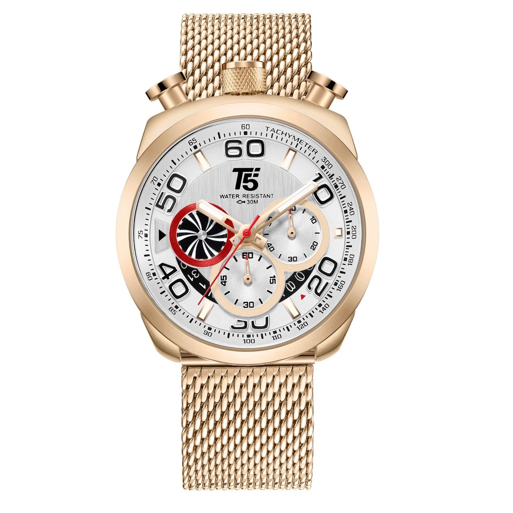 JAM TANGAN PRIA T5 H 3748G.SMH  STAINLESS STEEL MESH STRAP/JAM TANGAN T5 PRIA ORIGINAL T5 H 3748G TALI BAJA STAINLESS STEEL WATERESISTAN