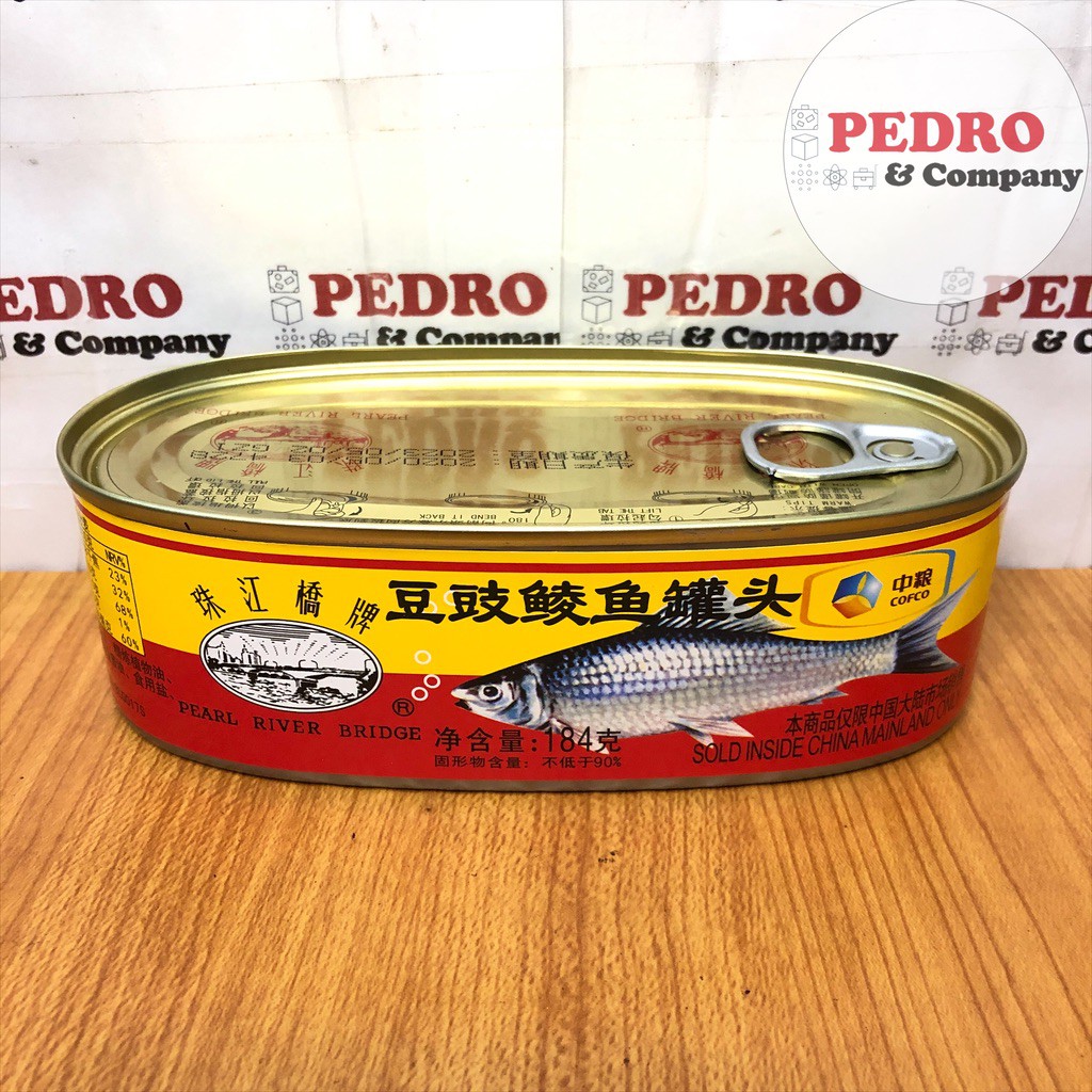 Pearl river bridge tausi ikan salted black beans 184 gr - tausi ikan