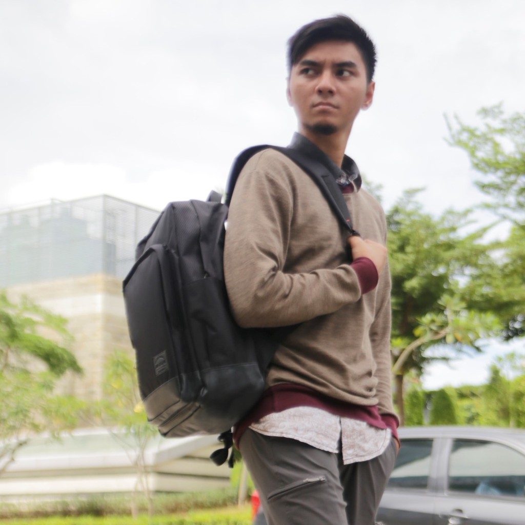 Tas Ransel Backpack Sekolah Kuliah Kerja Laptop 14 Inch Travel Multifungsi Pria Wanita