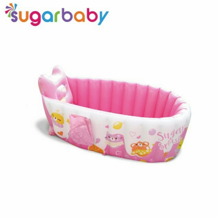 SUGAR BABY Bathtub Bak Mandi Bayi Tiup Inflatable Bath Tub Portable