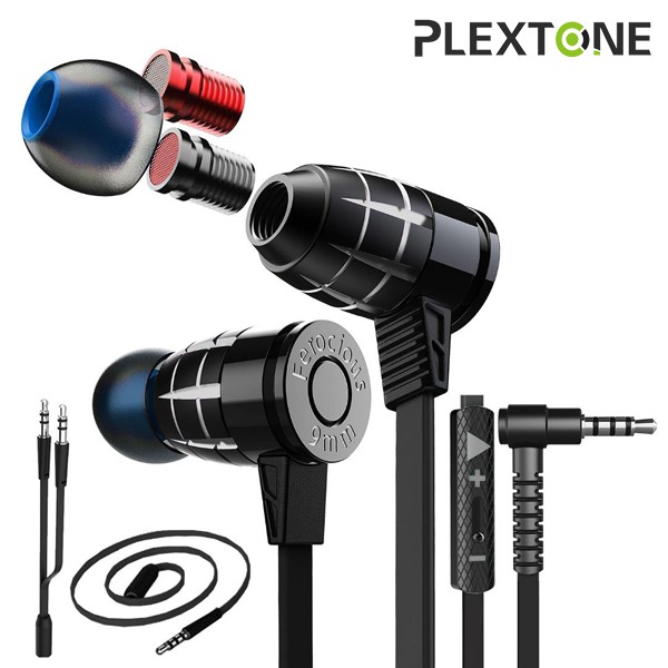 Plextone G25 In Ear Gaming Earphone Headset Noise Canceling Original