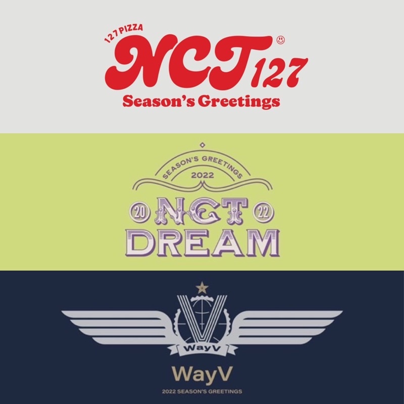 OPEN PO SHARING SEASON GREETING SG 2022 NCT 127, NCT DREAM, WAYV