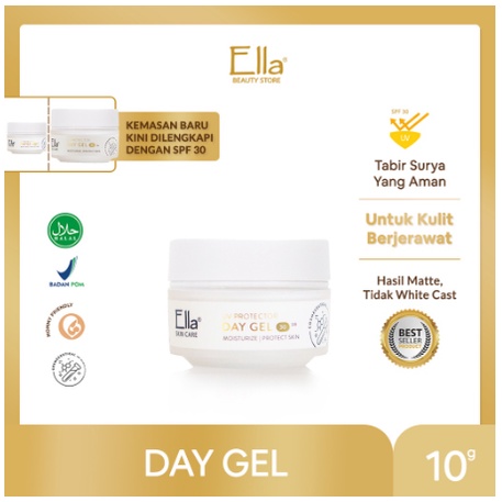 Ella Skincare Day Gel/ cream jerawat/cream pagi/ cream pagi jerawar / cream spf 30/ cream ella skinc