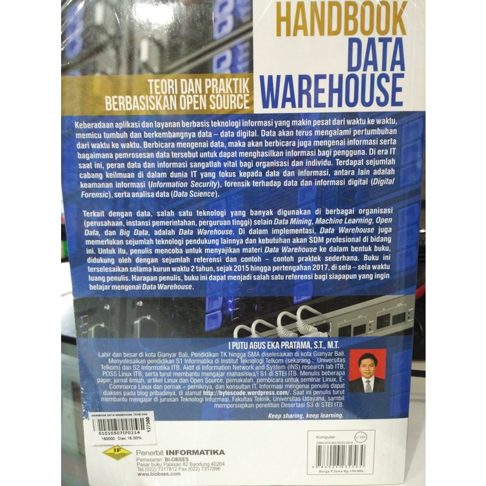 

database-buku- handbook data warehouse teori dan praktik berbasiskan open source -buku-database.