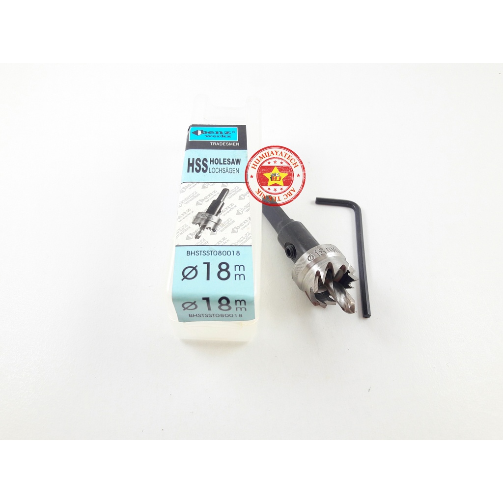 Hole Saw Besi HSS 18mm Benz / Mata Bor Besi Hss 18mm