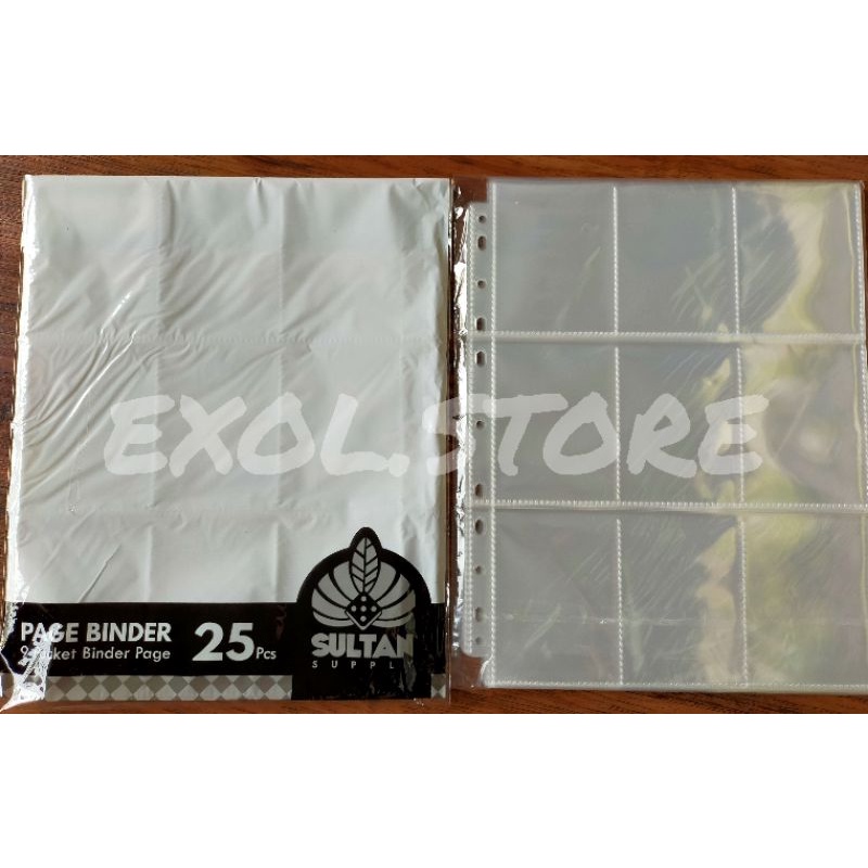 

SULTAN BINDER PHOTOCARD SLEEVE (9P) (UNTUK BINDER A4)