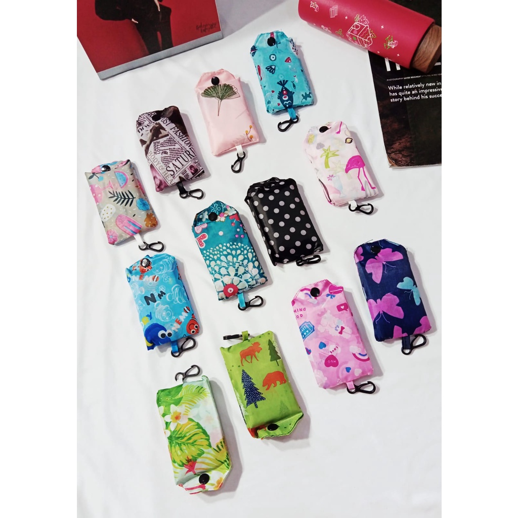 BAZAAR - TAS LIPAT KOREA PREMIUM PRAKTIS SHOPPING BAG REUSABLE BENTUK PONSEL