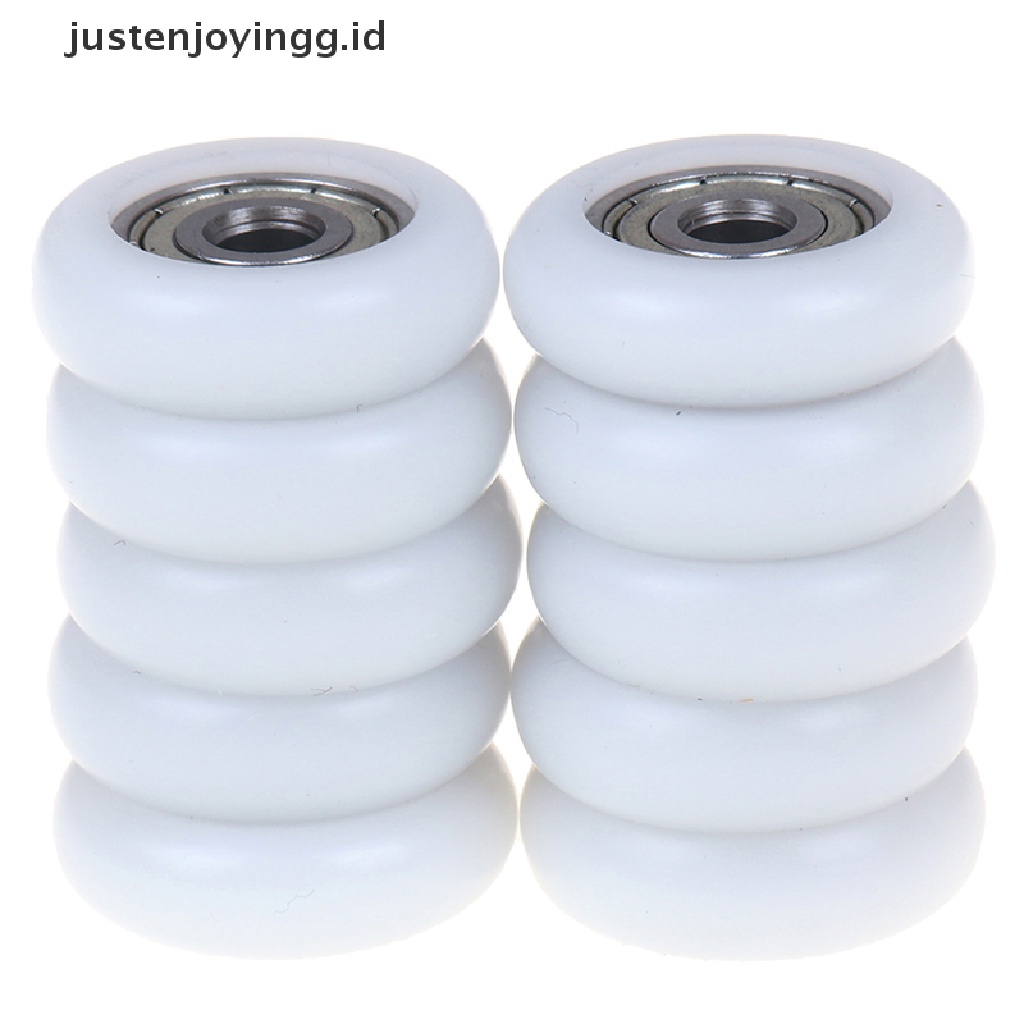2 / 5 / 10pcs Roda Pintu Geser Pengganti Bahan Plastik Untuk Kamar Mandi