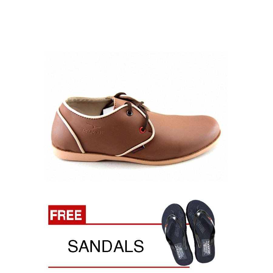 

Redknot - Sneakers Aether Tan + Bonus Sandal Senilai Rp.25.000,00