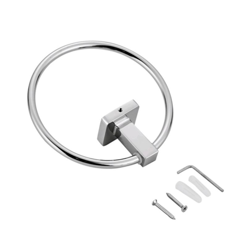 Gantungan Handuk Towel Ring Stainless Tebal Minimalis Elegant Simple- Towel Ring Wastafel Lap Tangan