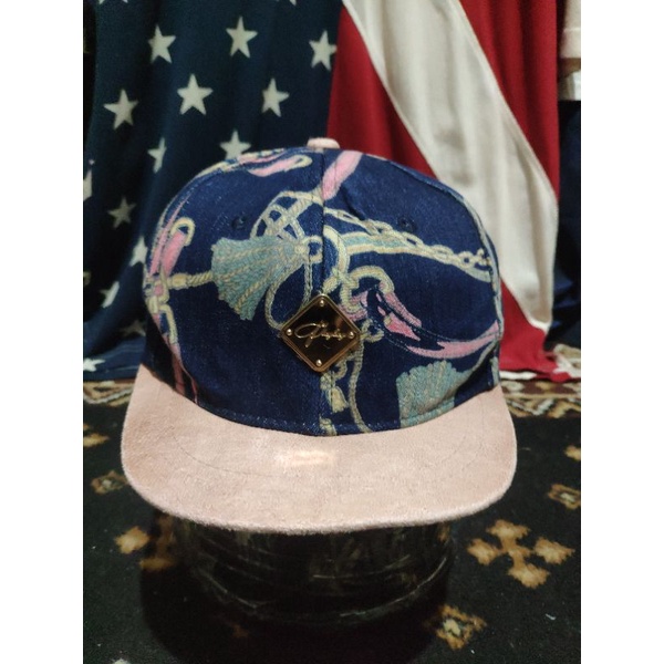 Topi visor pendek Playboy logo besi original