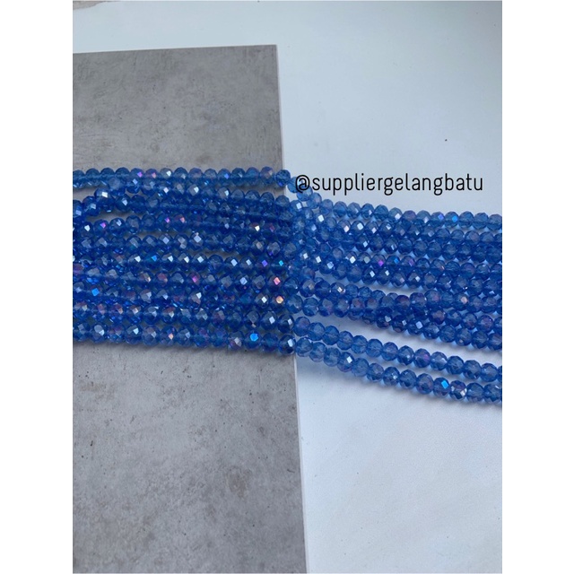 Crystal Ceko 10mm BIRU UNGU KUARSA kuarsa kristal blue purple quartz