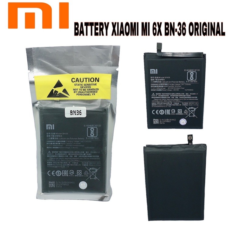 BATTERY BATERAI XIAOMI BN20/ BN31/ BN34/ BN36/ BN37/ BN42/ BN44/ BN45/ BN47 ORIGINAL 99