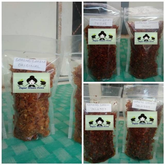 

Gawang Bawang Goreng / Bawang Goreng Garam Pedas 100gr / Goreng Garem Pedas Wawa Lemu 100gr