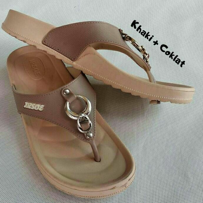 Irsoe - Sendal Jepit Karet Wanita Model Tali Bulat Kecil Size 36 - 40