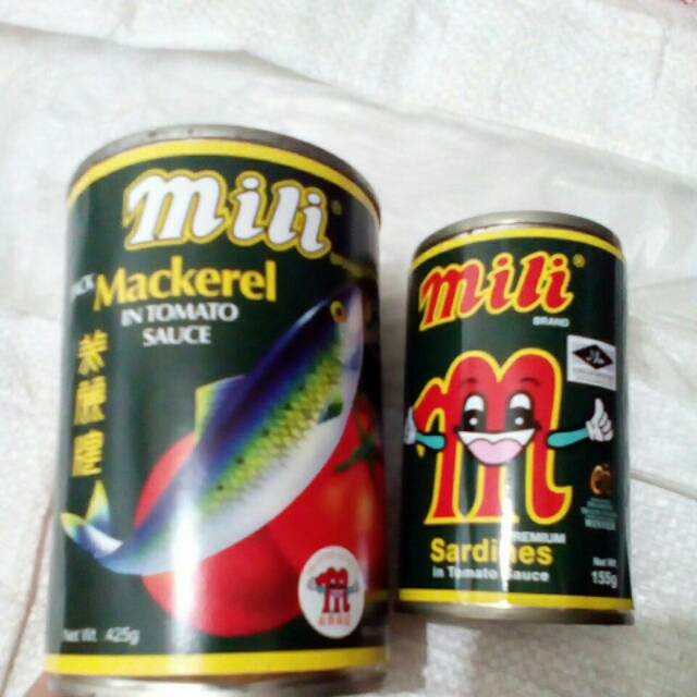 

Ikan sarden mackarel "mili" tomato sauce