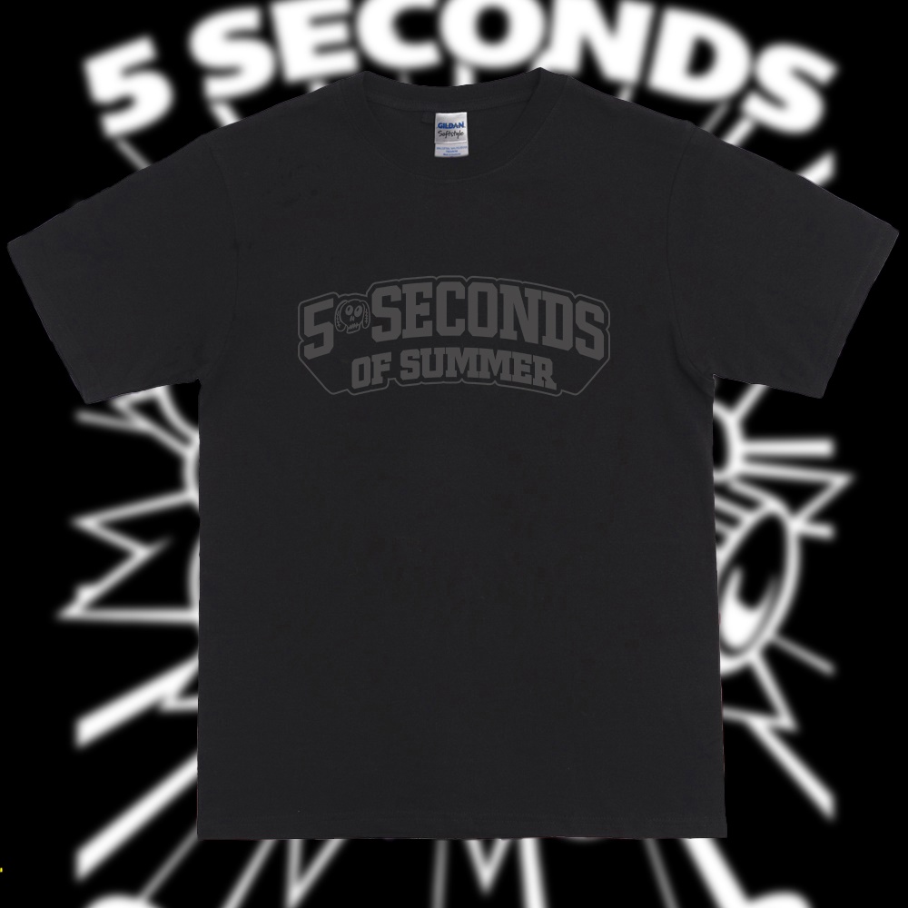 Kaos Band 5 Second Of Summer Logo Tshirt Merchandise