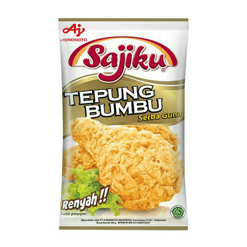 

SAJIKU TEPUNG BUMBU 240GR / TEPUNG SERBAGUNA