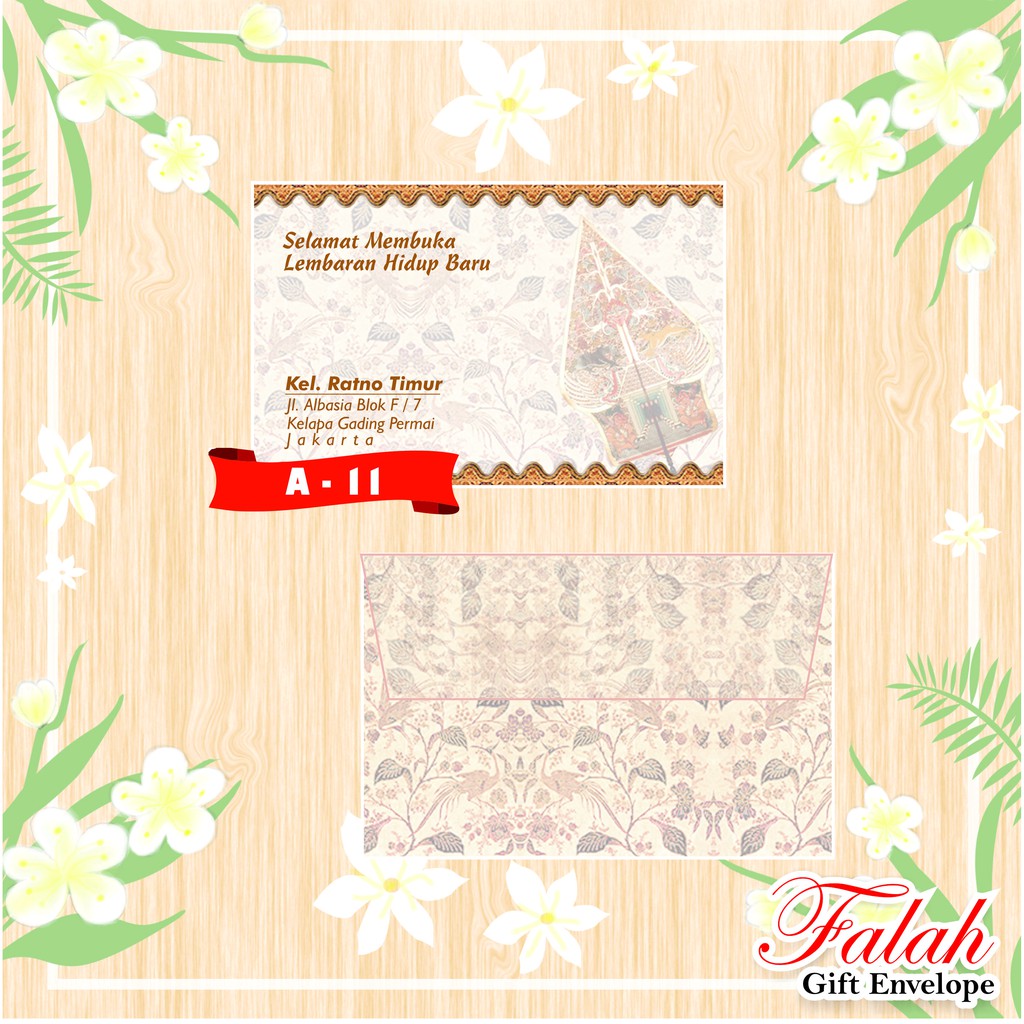 

Amplop Falah Motif A-11 Isi 50 Lembar Tanpa Tulisan