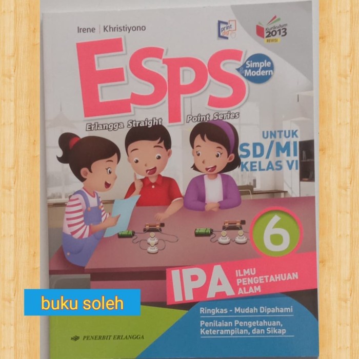 

❤BISA COD❤ buku paket Esps pelajaran IPA SD kelas 6 kurikulum 2013 revisi